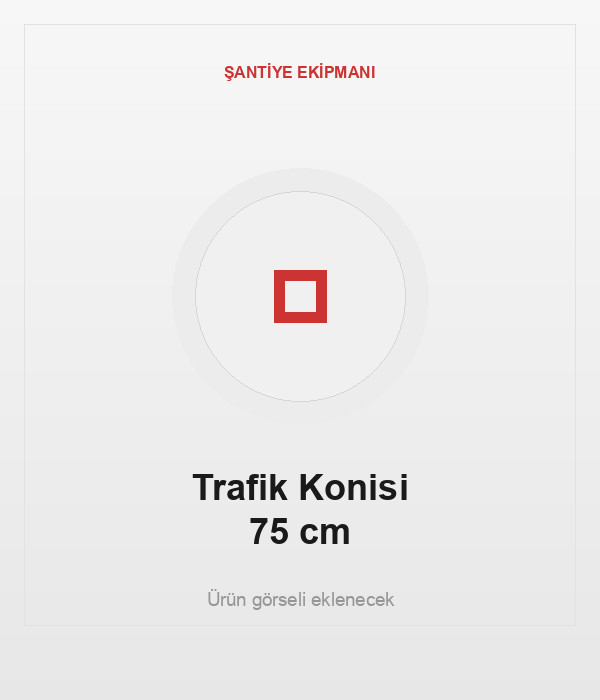 Trafik Konisi 75 cm (10'lu)
