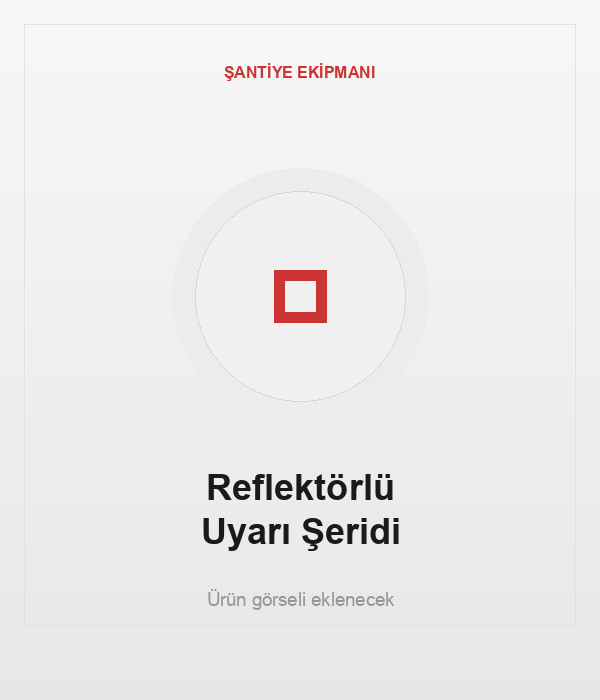 Reflektörlü Uyarı Şeridi (10 Rulo)